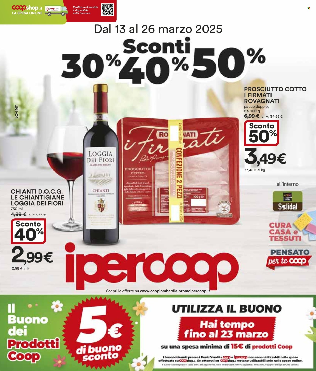 Volantino Coop - 13/3/2025 - 26/3/2025. Pagina 1