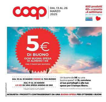 Volantino Coop - 13/3/2025 - 26/3/2025.
