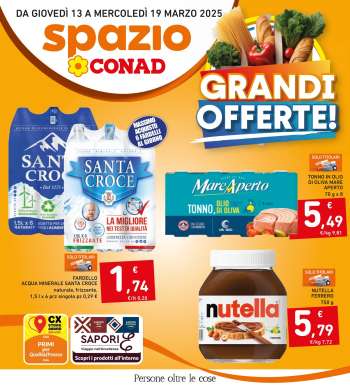 Volantino Spazio Conad - 13/3/2025 - 19/3/2025.