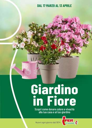 Volantino Iper, La grande i - 17/3/2025 - 13/4/2025.