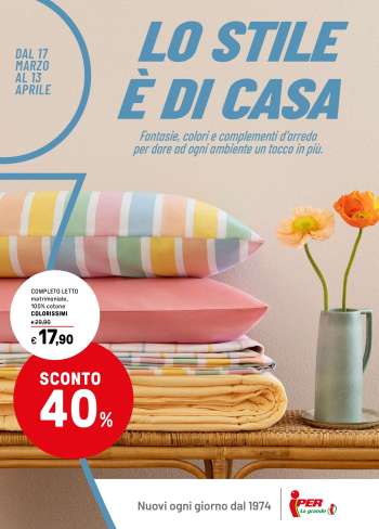 Volantino Iper, La grande i - 17/3/2025 - 13/4/2025.