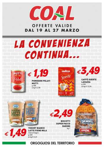 Volantino COAL - 19/3/2025 - 27/3/2025.