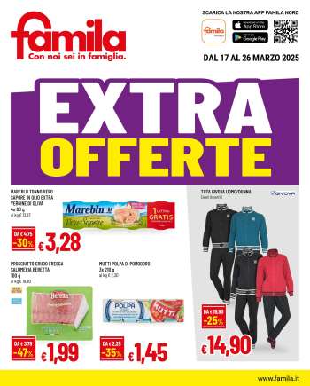 Volantino Famila - 17/3/2025 - 26/3/2025.