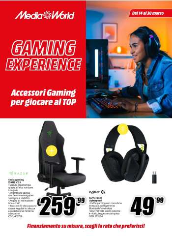 Volantino MediaWorld - 14/3/2025 - 30/3/2025.