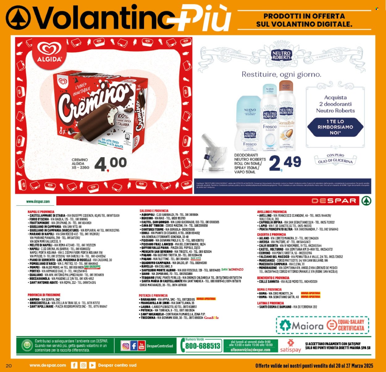 Volantino Despar - 20/3/2025 - 27/3/2025. Pagina 21