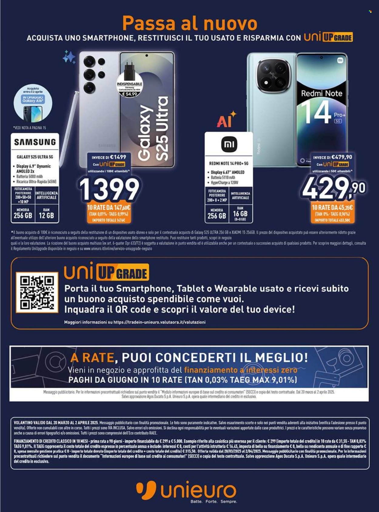 Volantino Unieuro - 20/3/2025 - 2/4/2025. Pagina 33