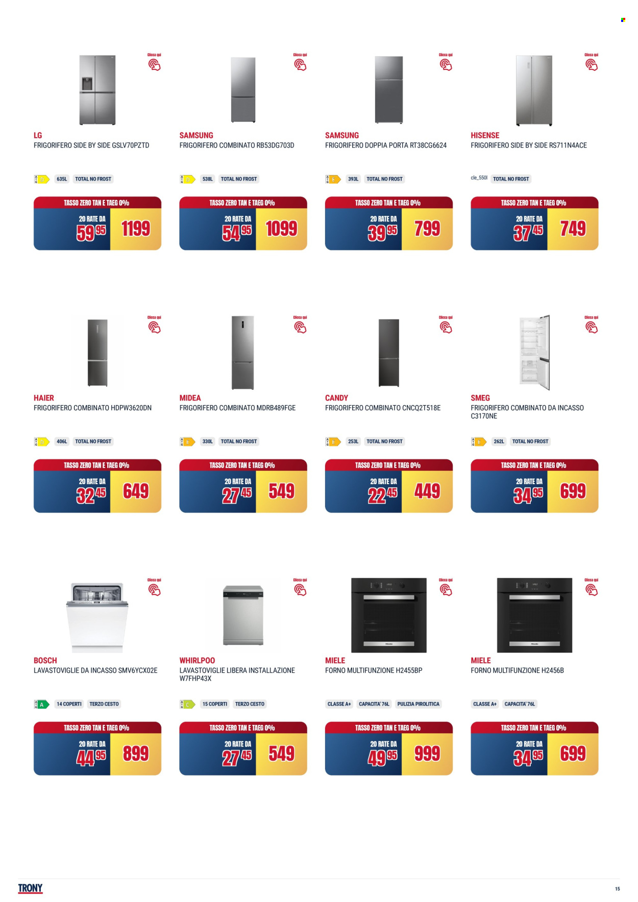 Volantino Trony - 20/3/2025 - 2/4/2025. Pagina 15