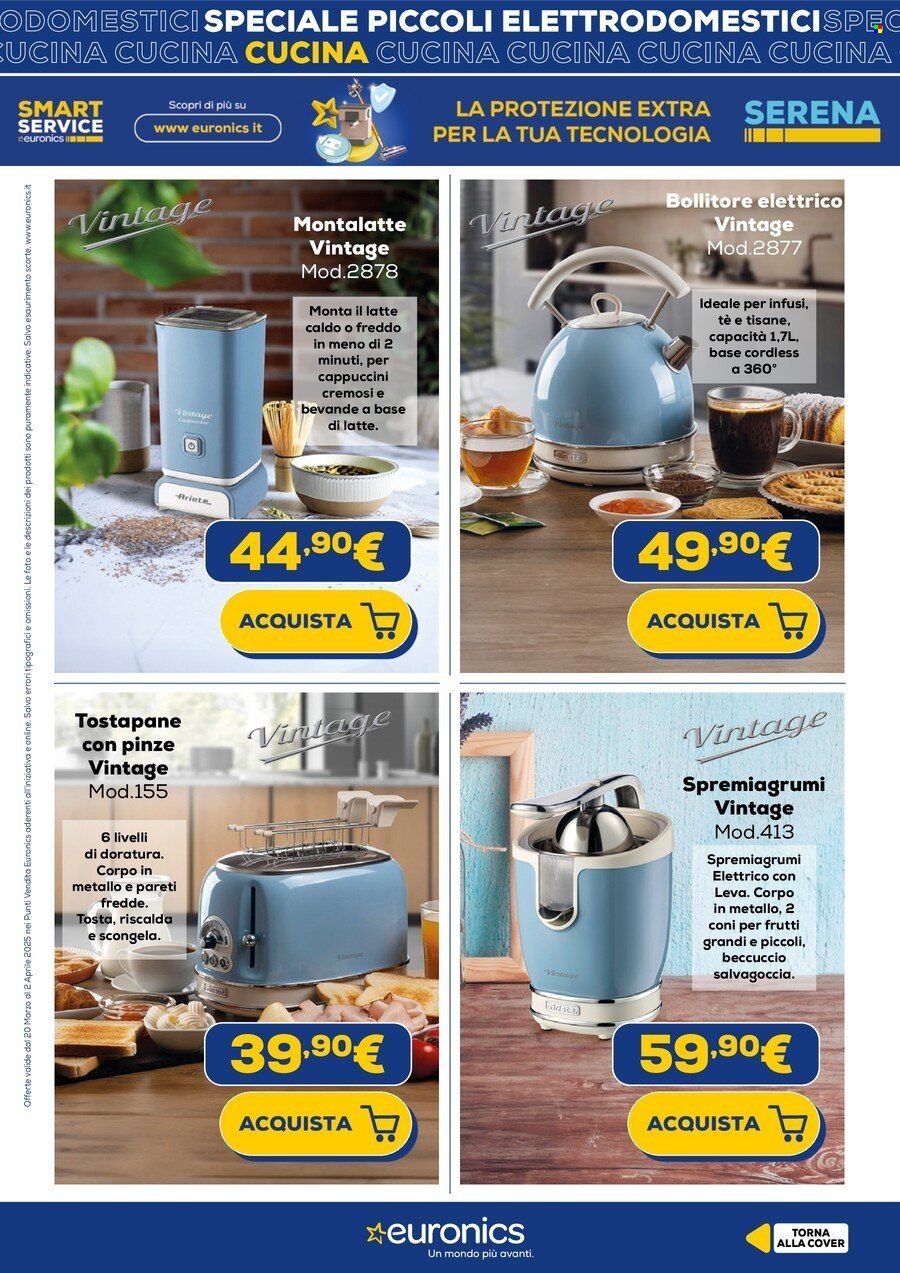 Volantino Euronics - 20/3/2025 - 2/4/2025. Pagina 21