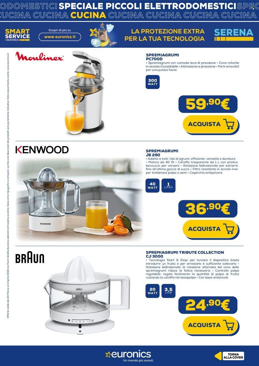 Volantino Euronics - 20/3/2025 - 2/4/2025. Pagina 22