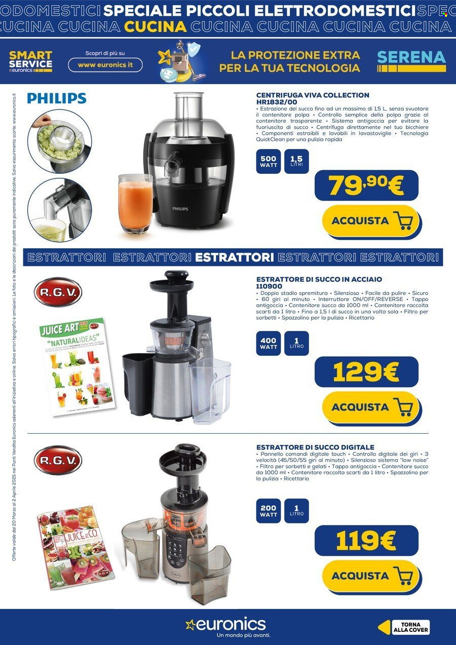 Volantino Euronics - 20/3/2025 - 2/4/2025. Pagina 25