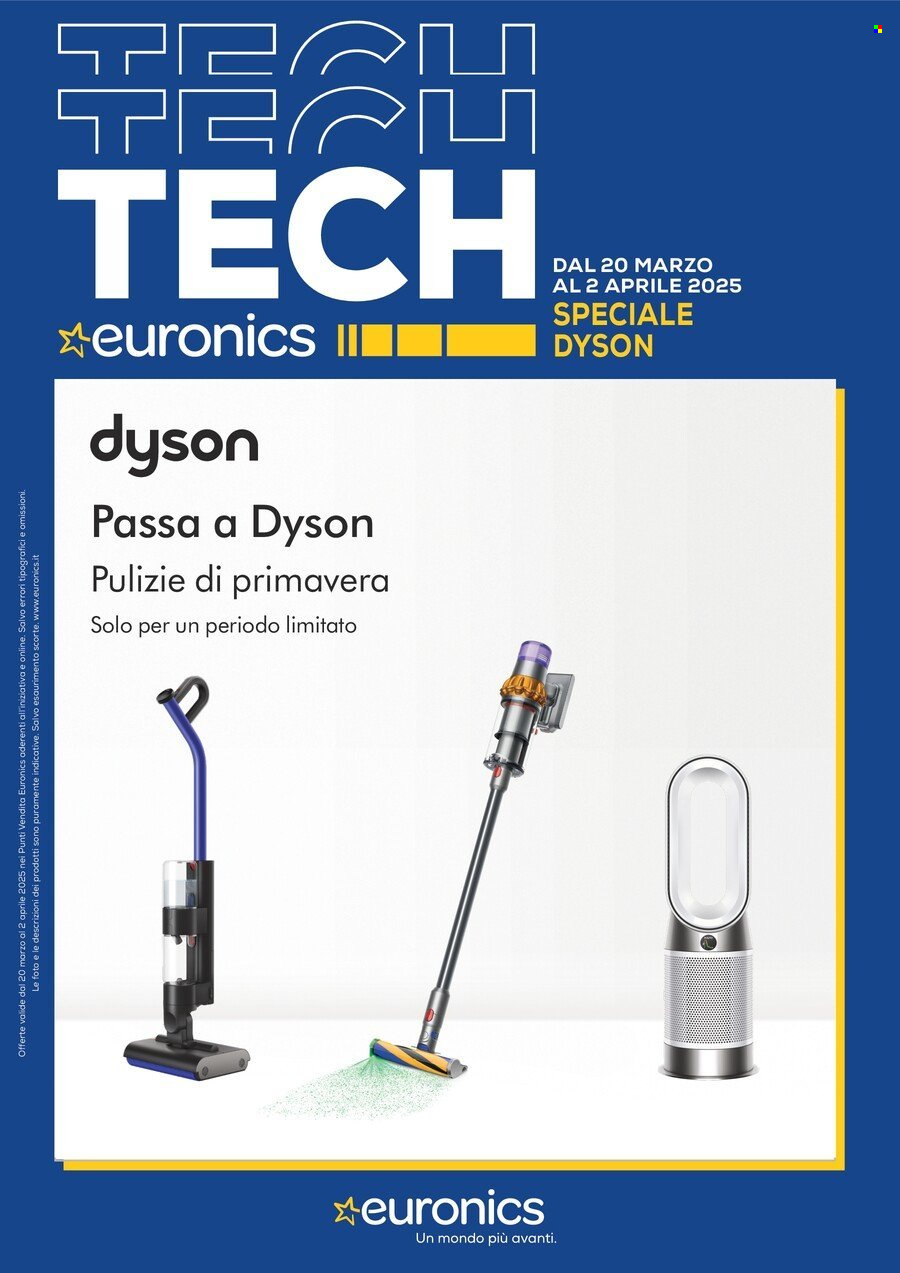 Volantino Euronics - 20/3/2025 - 2/4/2025. Pagina 1
