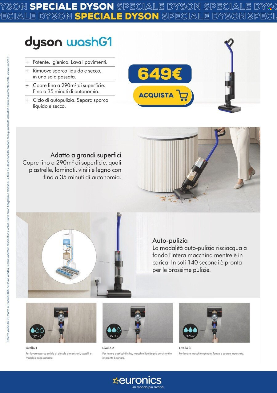 Volantino Euronics - 20/3/2025 - 2/4/2025. Pagina 3