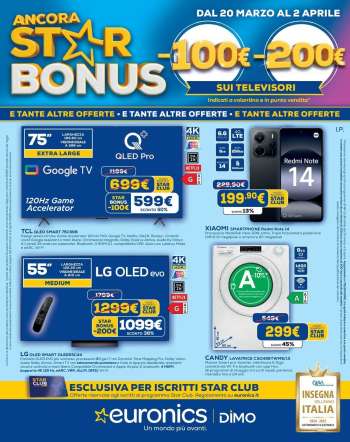 Volantino Euronics - 20/3/2025 - 2/4/2025.