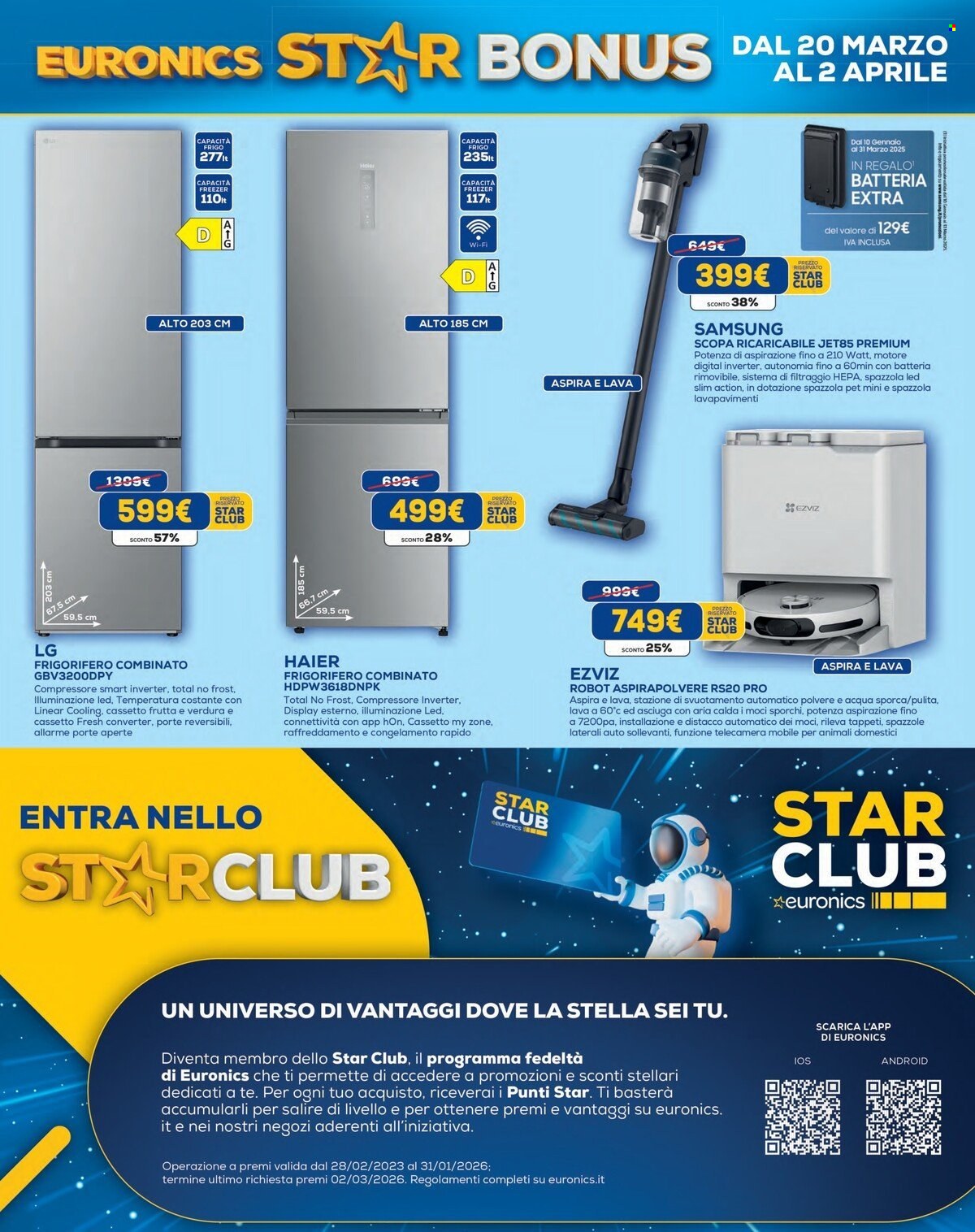 Volantino Euronics - 20/3/2025 - 2/4/2025. Pagina 20
