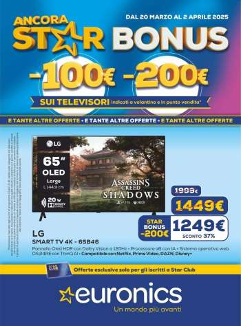 Volantino Euronics - 20/3/2025 - 2/4/2025.
