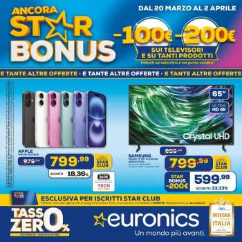 Volantino Euronics - 20/3/2025 - 2/4/2025.