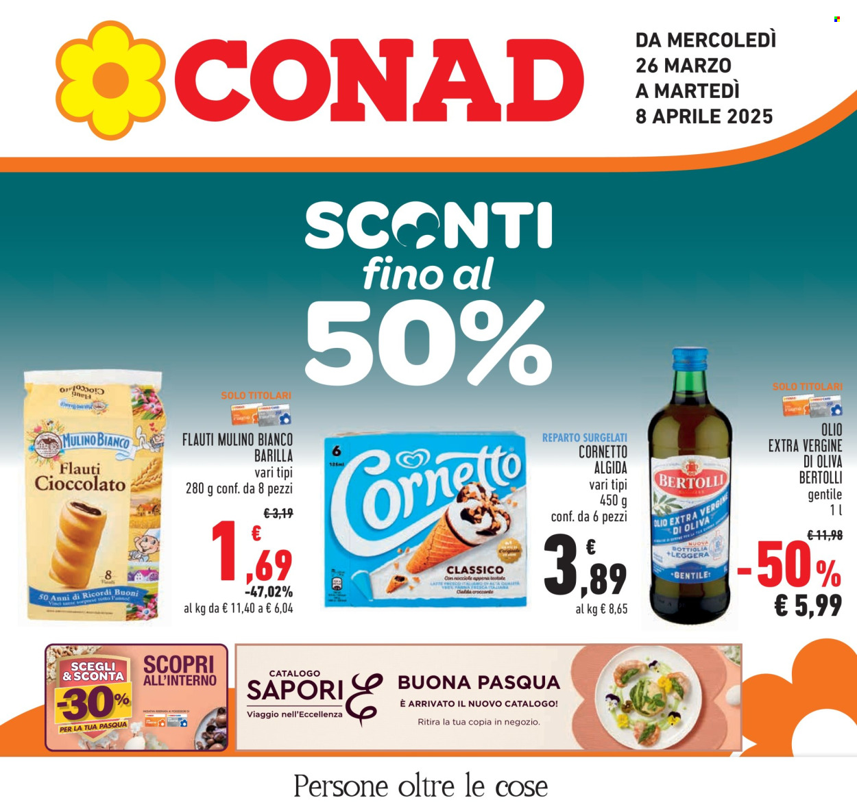 Volantino Conad - 26/3/2025 - 8/4/2025. Pagina 1