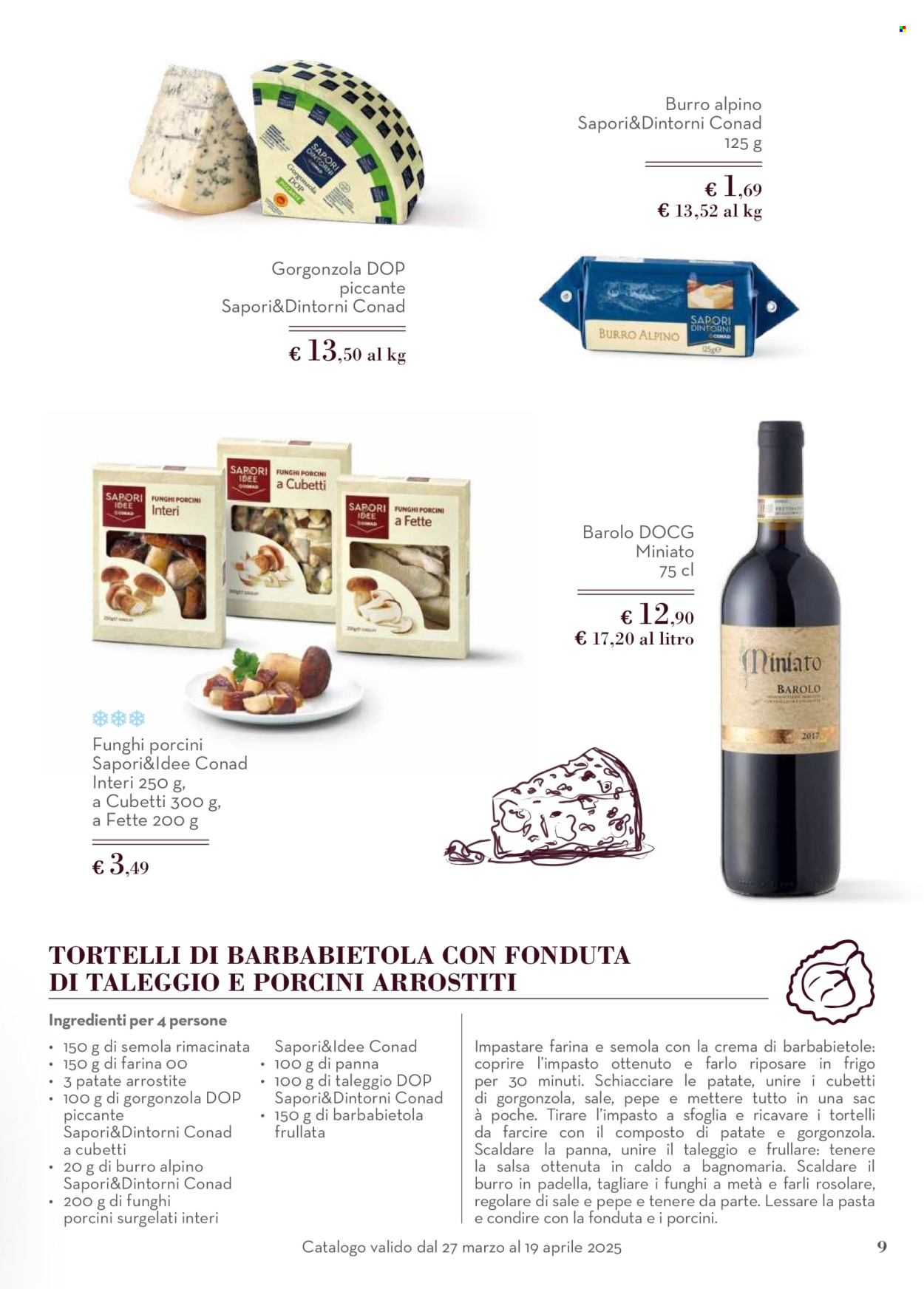 Volantino Conad - 27/3/2025 - 19/4/2025. Pagina 9