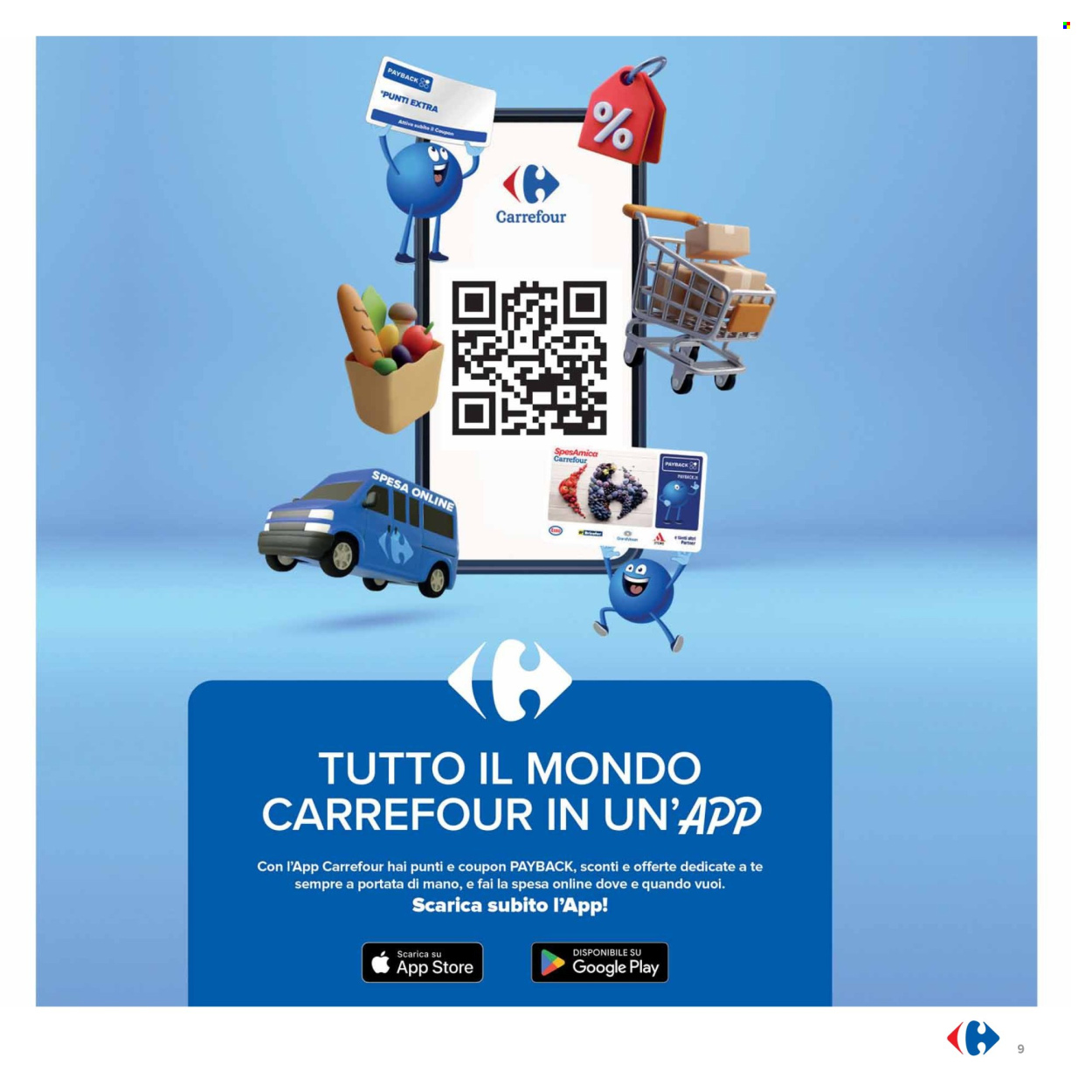 Volantino Carrefour - 25/3/2025 - 7/4/2025. Pagina 9