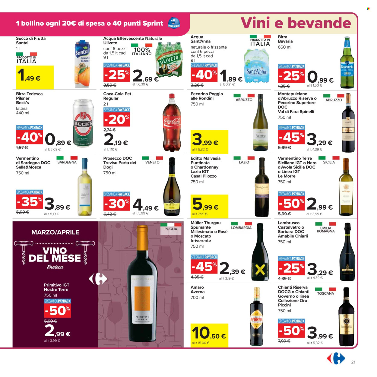 Volantino Carrefour - 25/3/2025 - 7/4/2025. Pagina 21