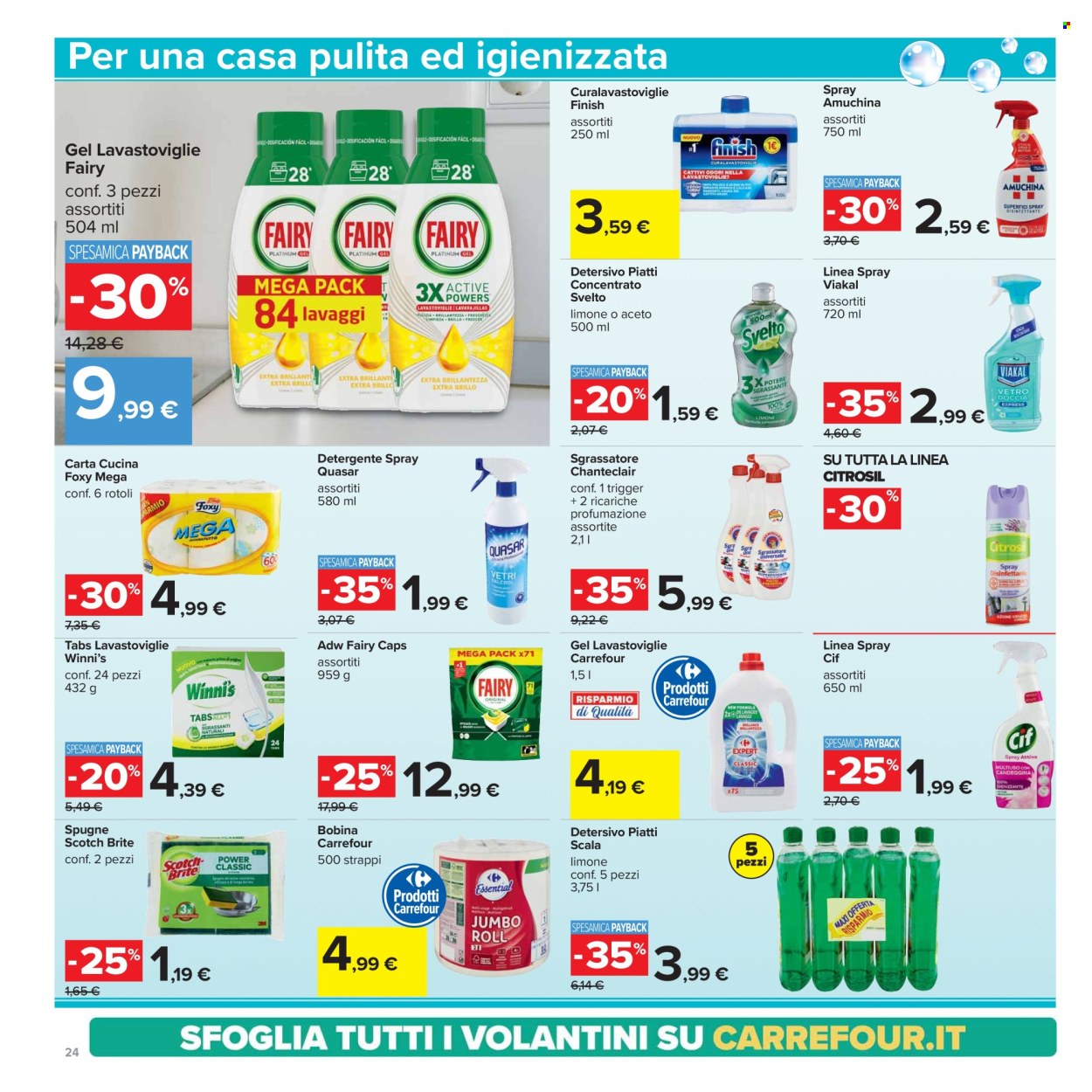 Volantino Carrefour - 25/3/2025 - 7/4/2025. Pagina 24