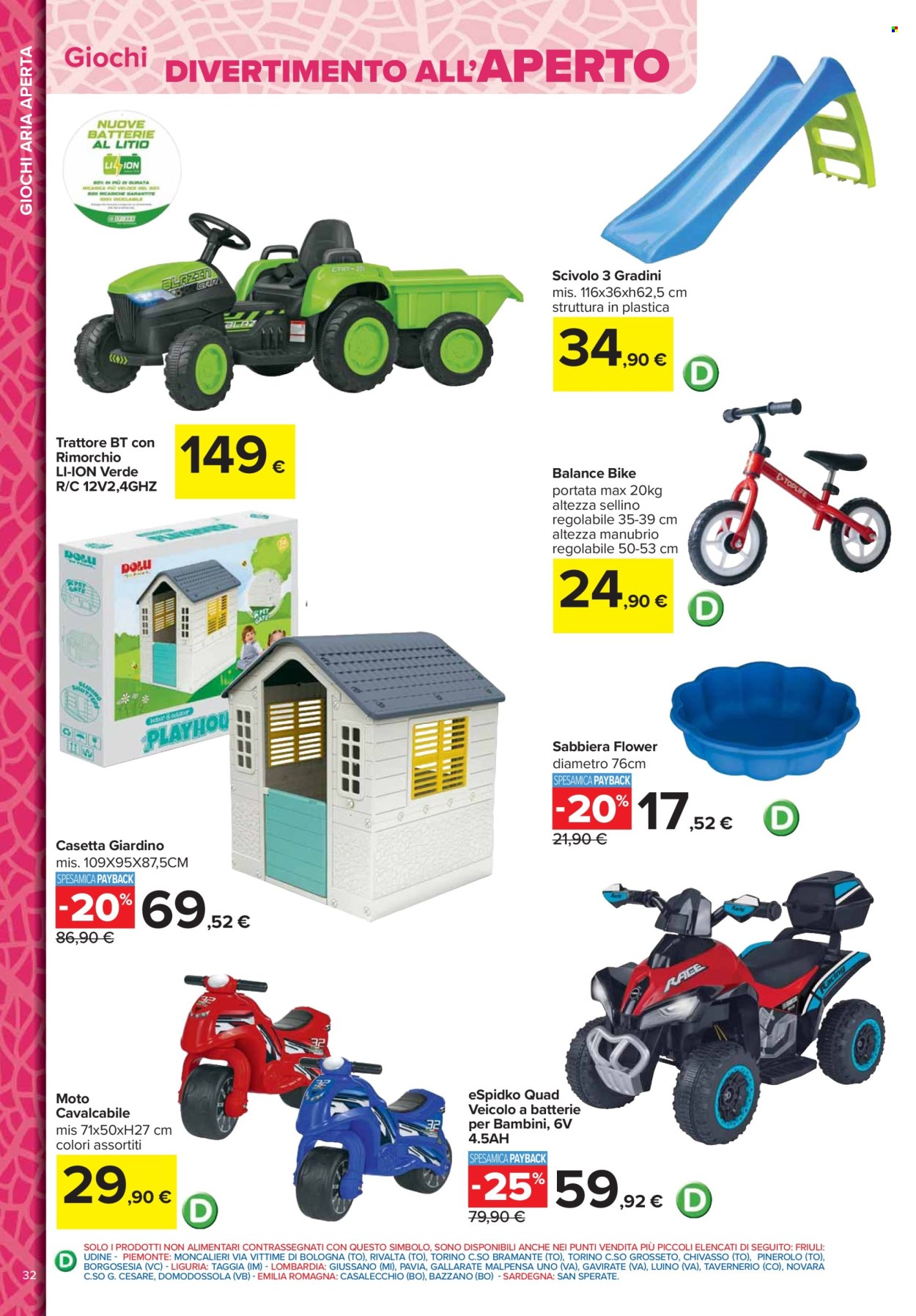 Volantino Carrefour - 24/3/2025 - 4/5/2025. Pagina 32