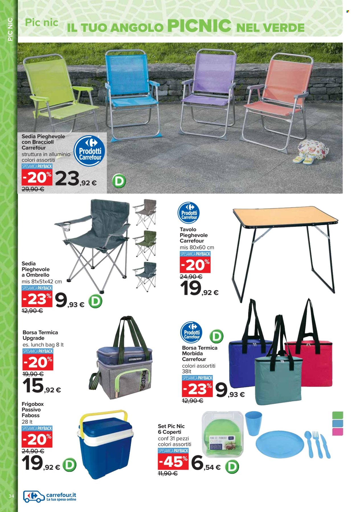 Volantino Carrefour - 24/3/2025 - 4/5/2025. Pagina 34