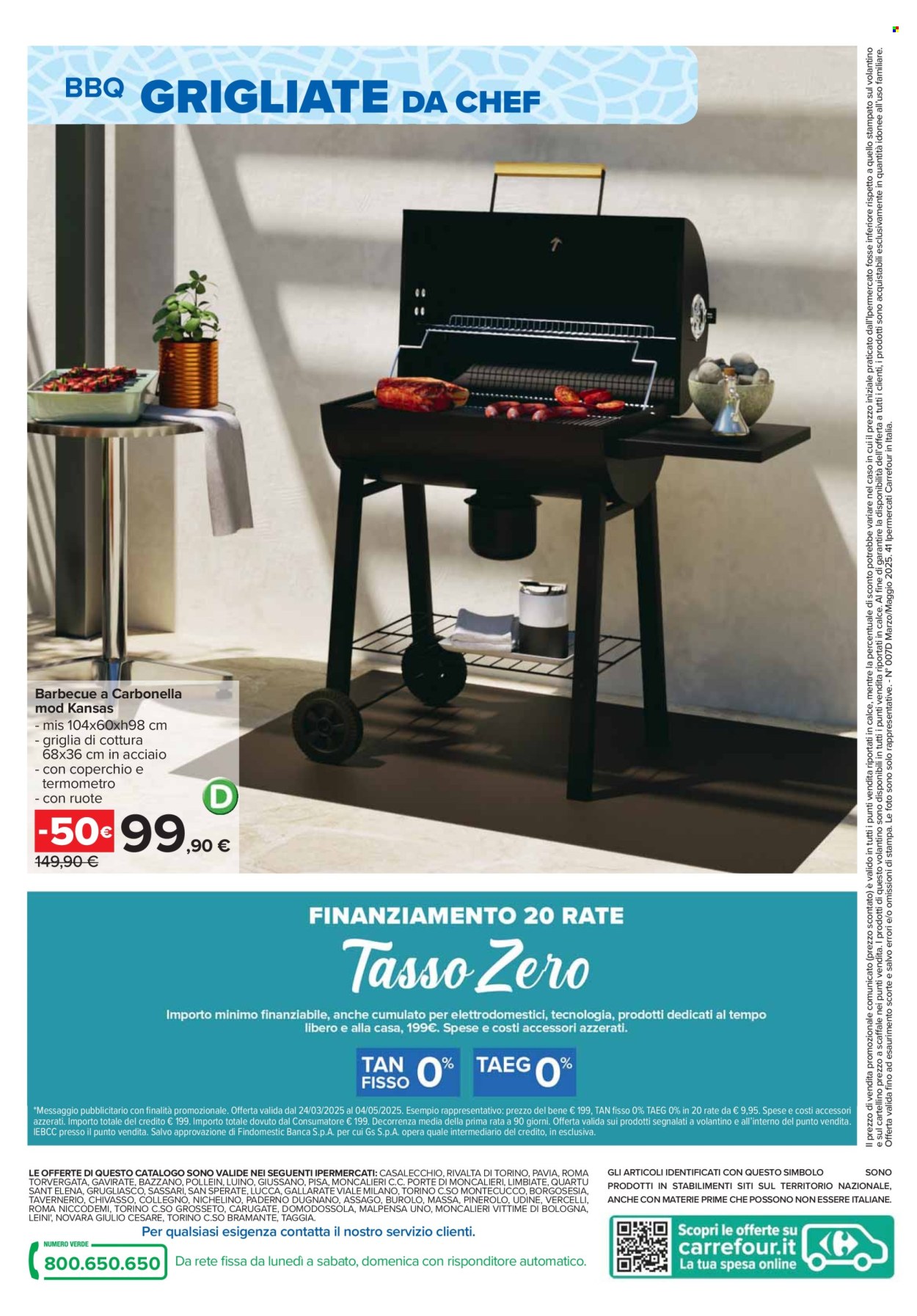 Volantino Carrefour - 24/3/2025 - 4/5/2025. Pagina 40
