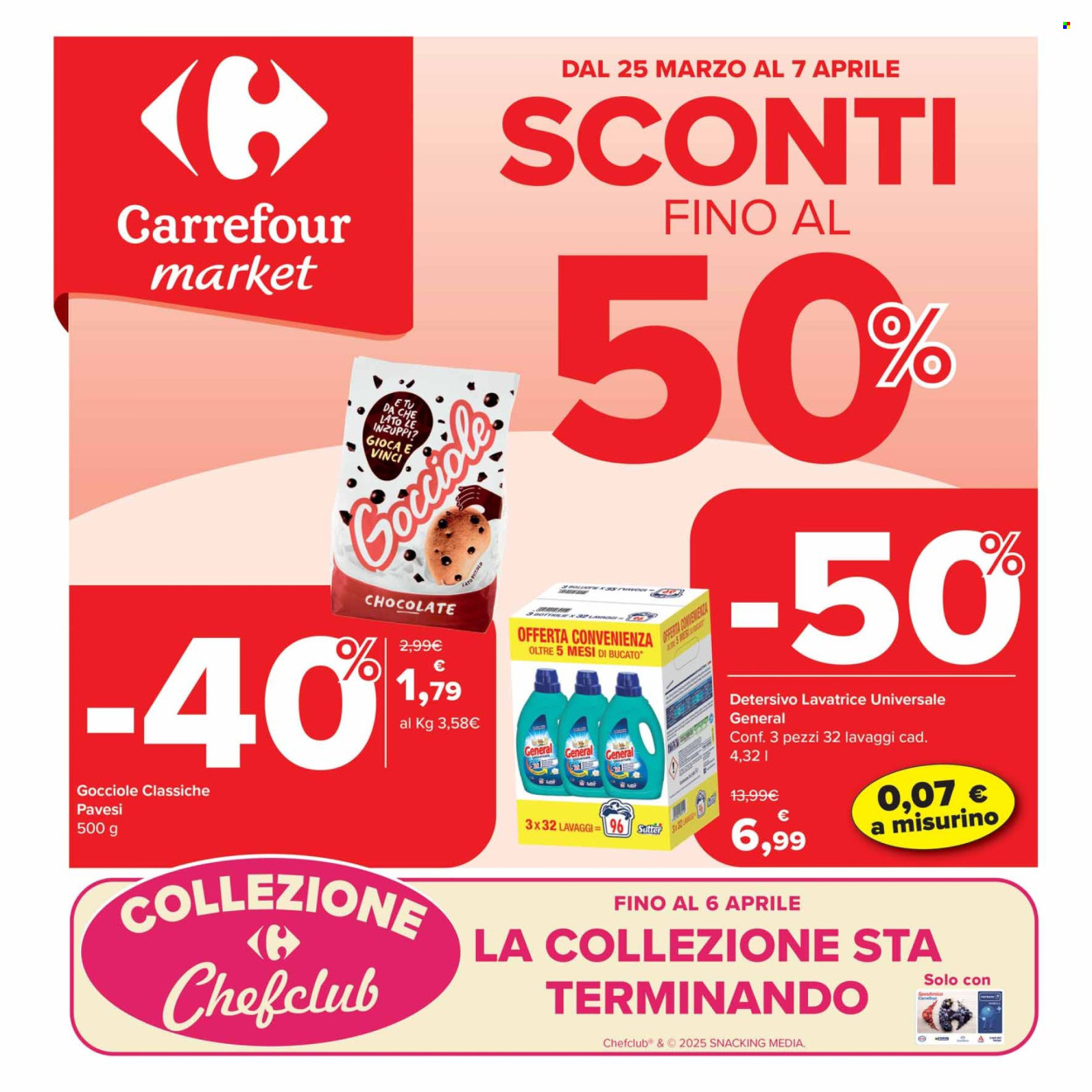 Volantino Carrefour - 25/3/2025 - 7/4/2025. Pagina 1