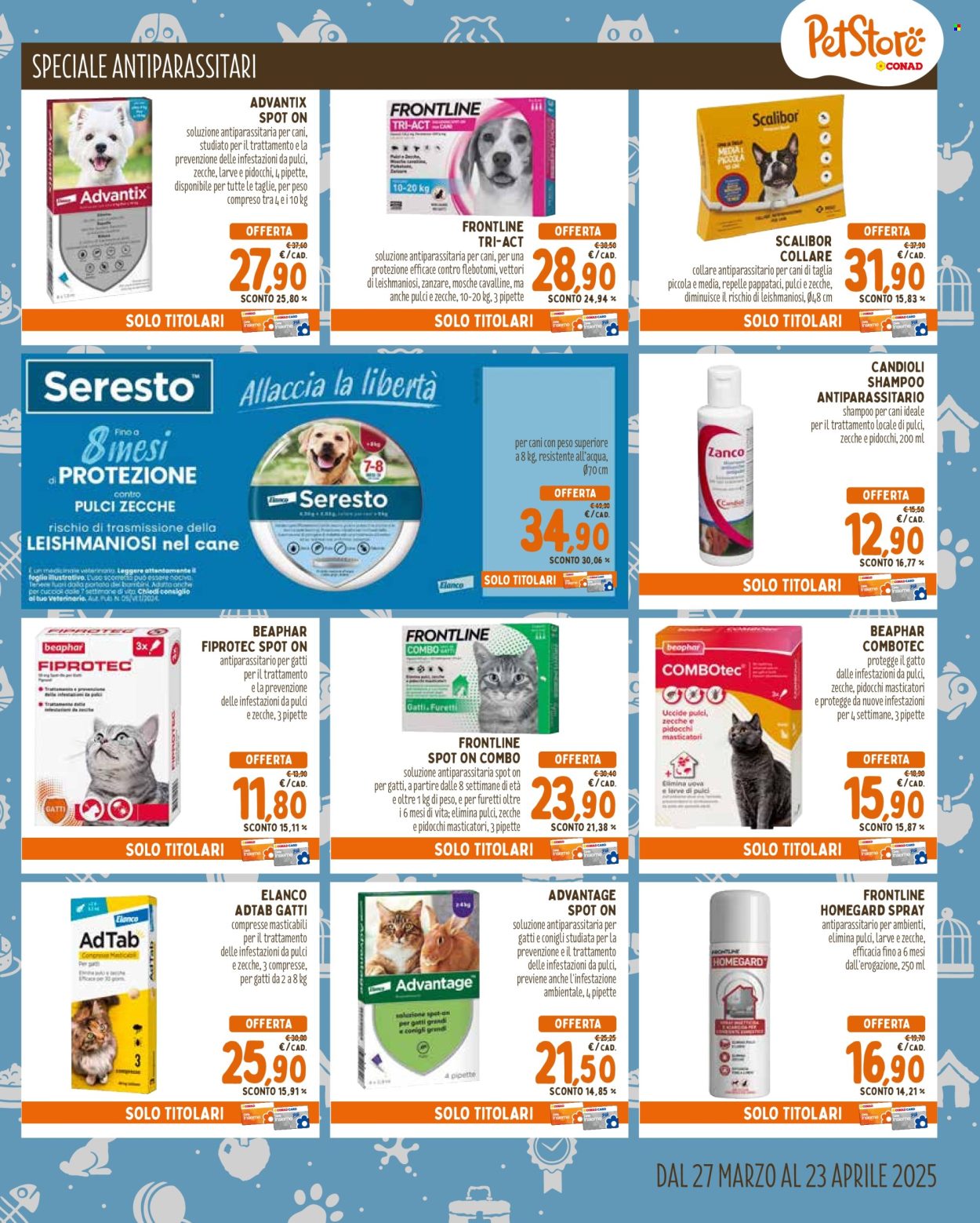 Volantino Pet Store Conad - 27/3/2025 - 23/4/2025. Pagina 7