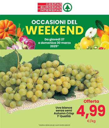 Volantino Eurospar - 27/3/2025 - 30/3/2025.