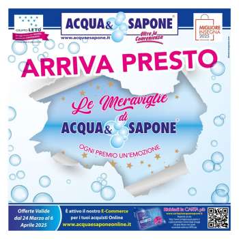 Volantino Acqua & Sapone - 24/3/2025 - 6/4/2025.