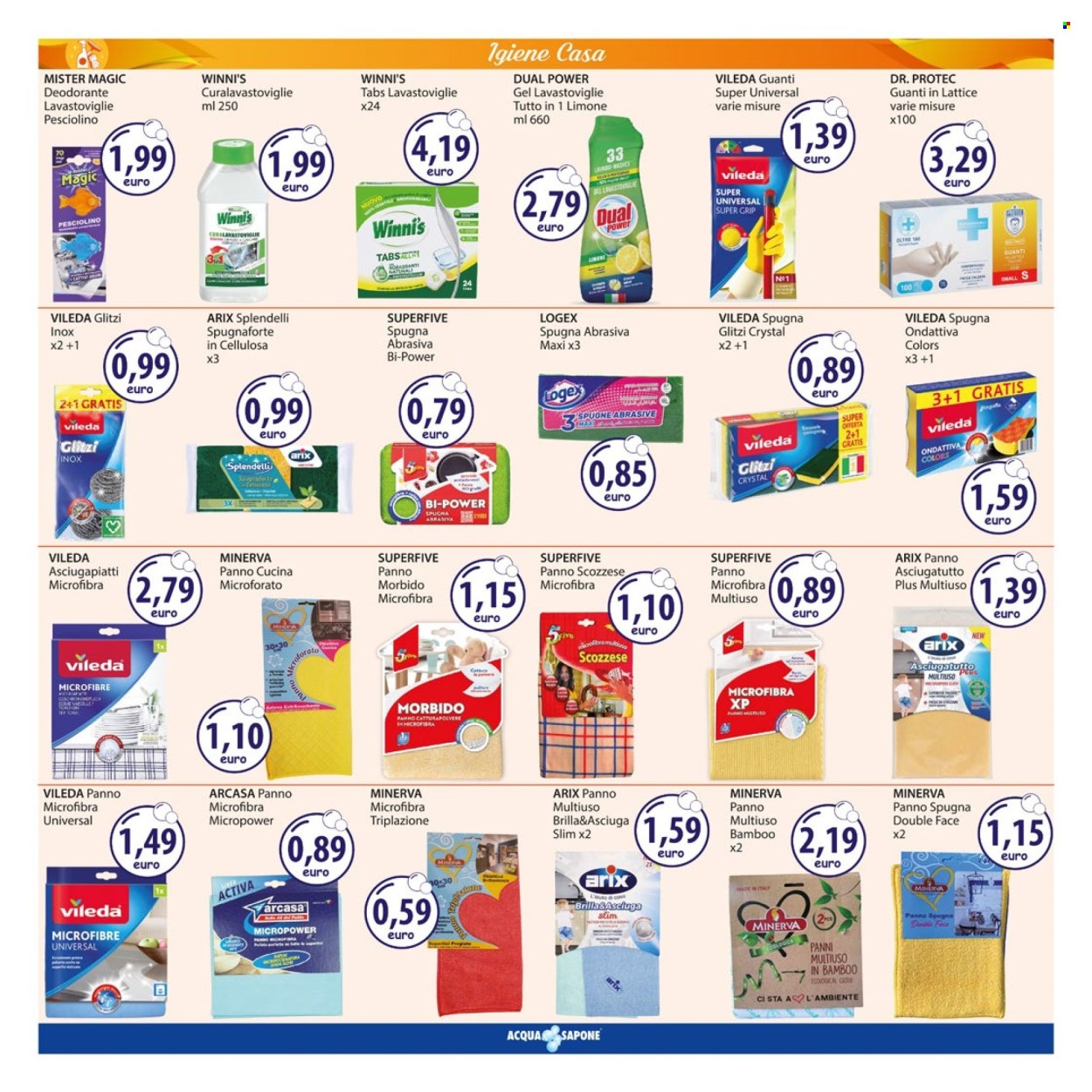 Volantino Acqua & Sapone - 24/3/2025 - 6/4/2025. Pagina 14