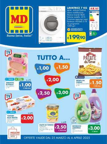 Volantino MD Discount - 25/3/2025 - 6/4/2025.
