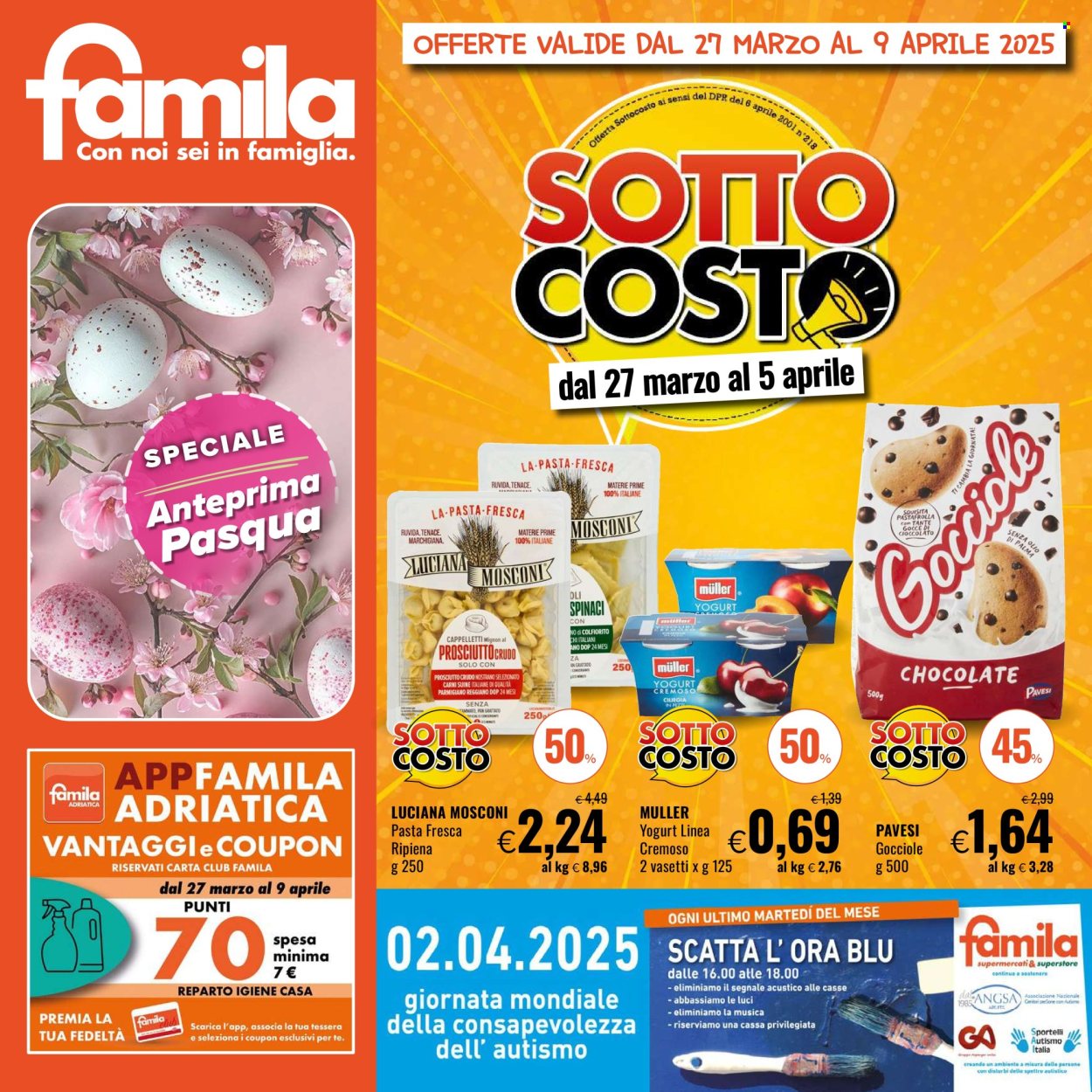 Volantino Famila - 27/3/2025 - 9/4/2025. Pagina 1