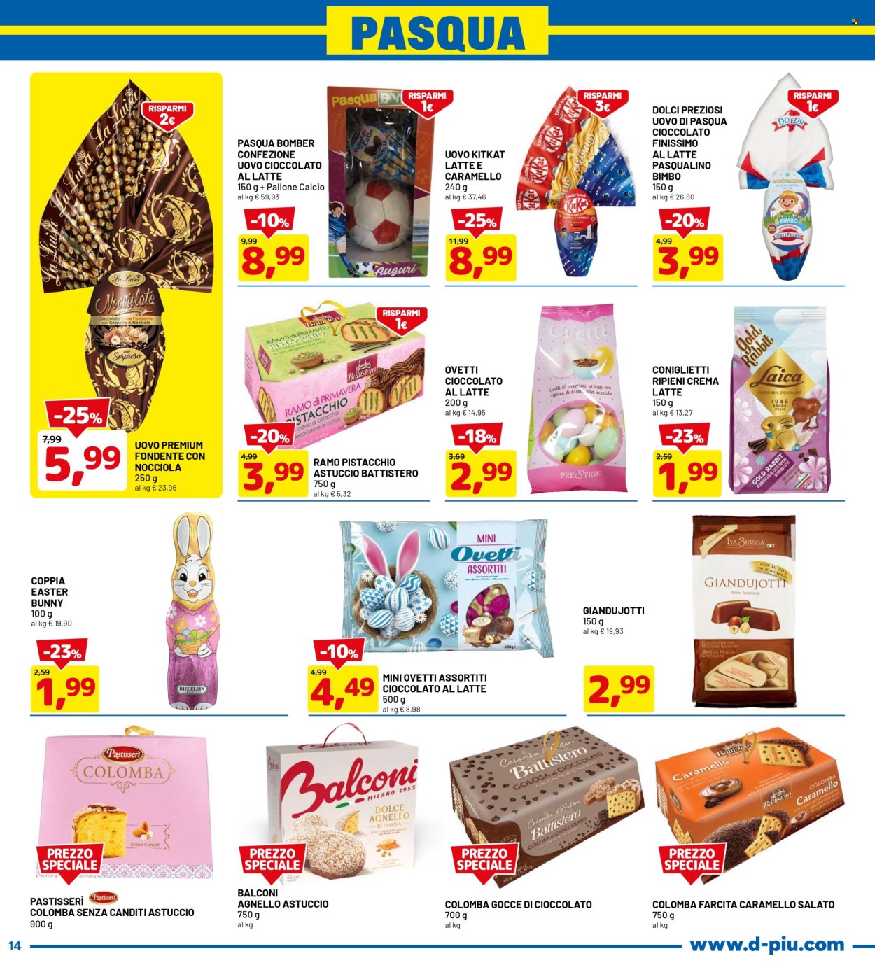 Volantino Dpiù - 27/3/2025 - 5/4/2025. Pagina 14