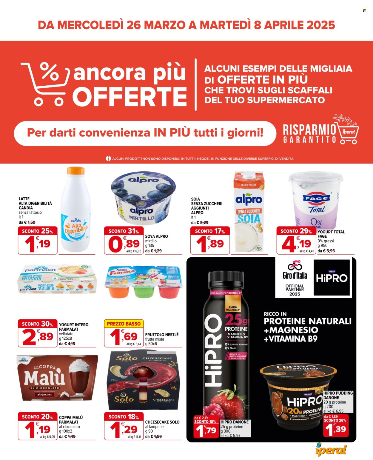 Volantino Iperal - 26/3/2025 - 8/4/2025. Pagina 1