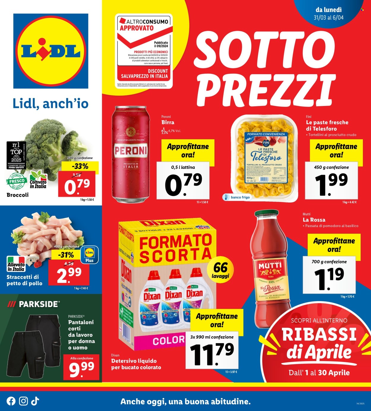 Volantino Lidl - 31/3/2025 - 6/4/2025. Pagina 1
