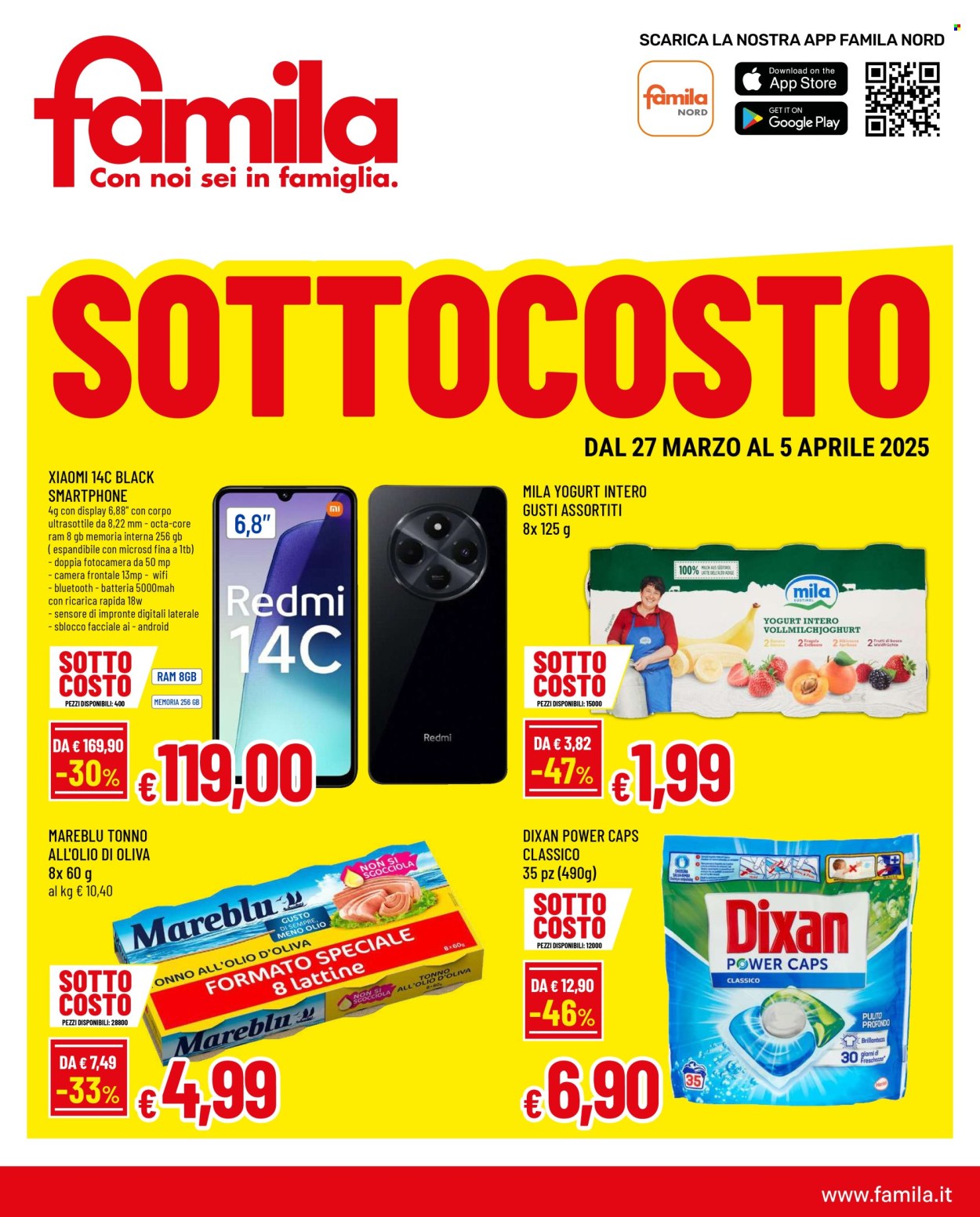 Volantino Famila - 27/3/2025 - 5/4/2025. Pagina 1