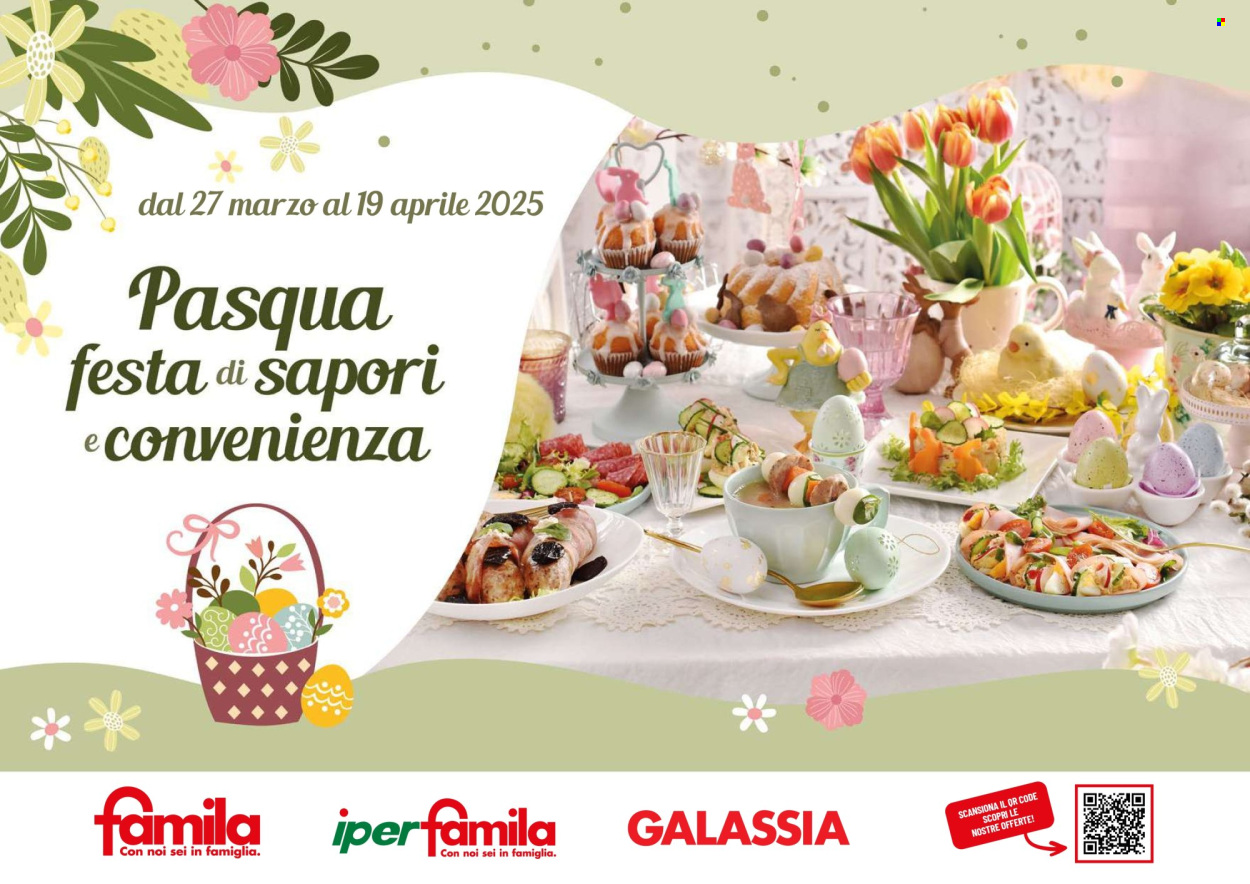Volantino Famila - 27/3/2025 - 19/4/2025. Pagina 1