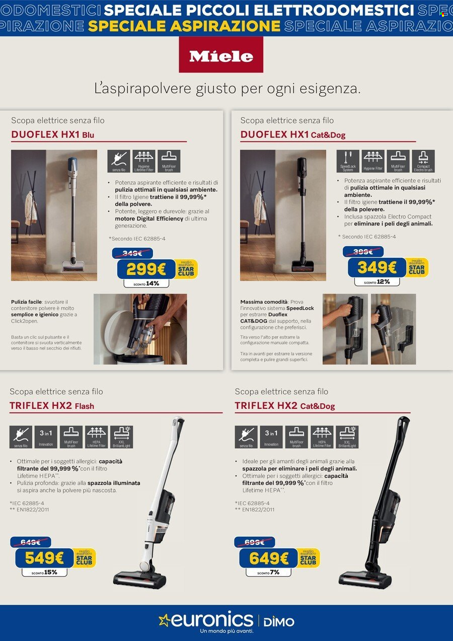 Volantino Euronics - 24/3/2025 - 20/4/2025. Pagina 18