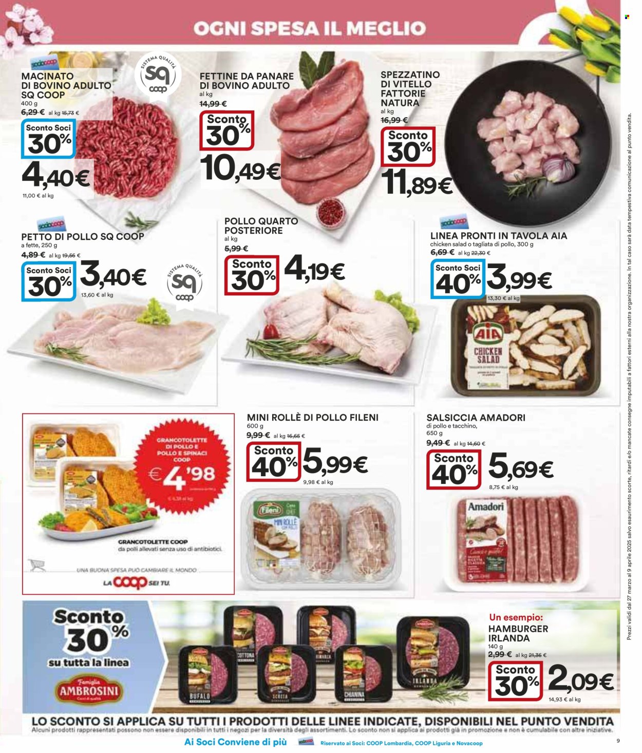 Volantino Coop - 27/3/2025 - 9/4/2025. Pagina 9
