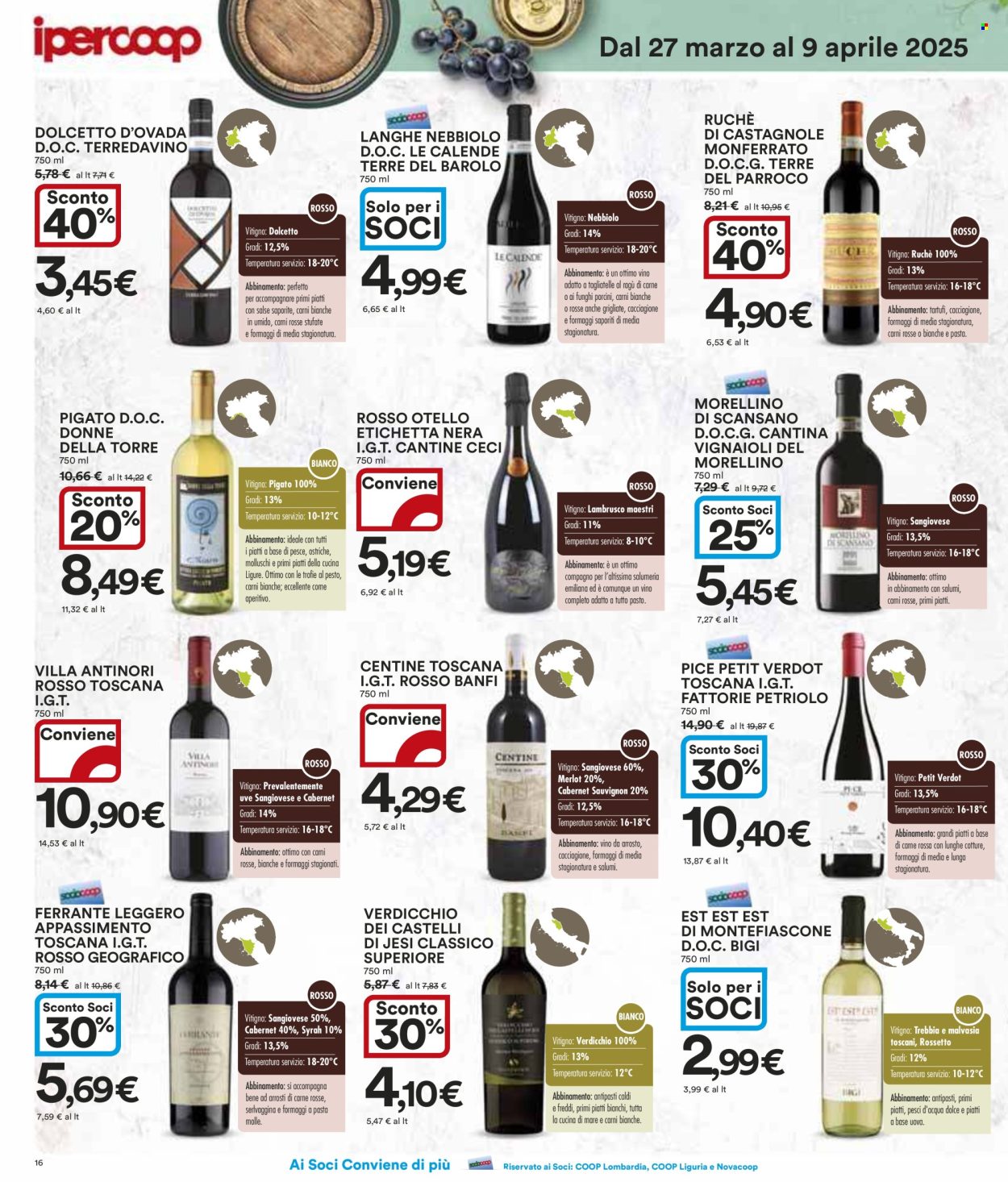 Volantino Coop - 27/3/2025 - 9/4/2025. Pagina 16