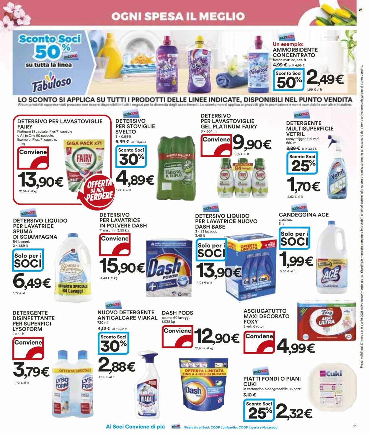 Volantino Coop - 27/3/2025 - 9/4/2025. Pagina 21