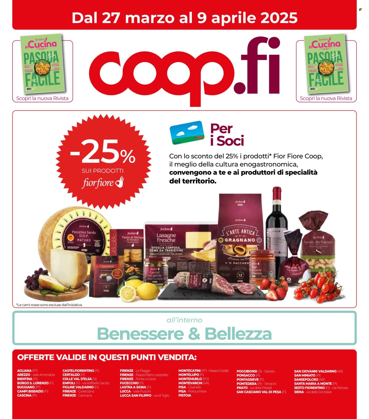 Volantino Coop - 27/3/2025 - 9/4/2025. Pagina 1
