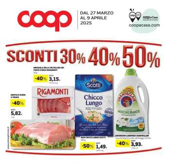 Volantino Coop - 27/3/2025 - 9/4/2025.