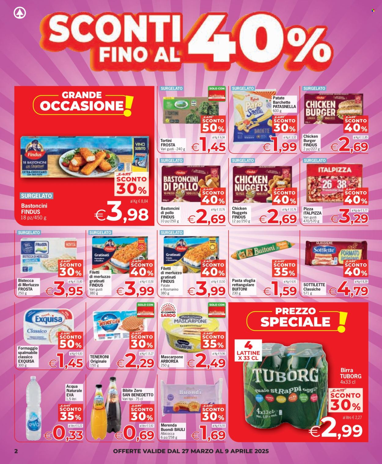 Volantino Eurospar - 27/3/2025 - 9/4/2025. Pagina 2