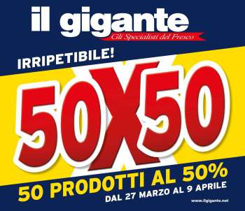 Volantino Il Gigante - 27/3/2025 - 9/4/2025.
