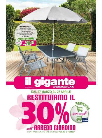 Volantino Il Gigante - 27/3/2025 - 27/4/2025.