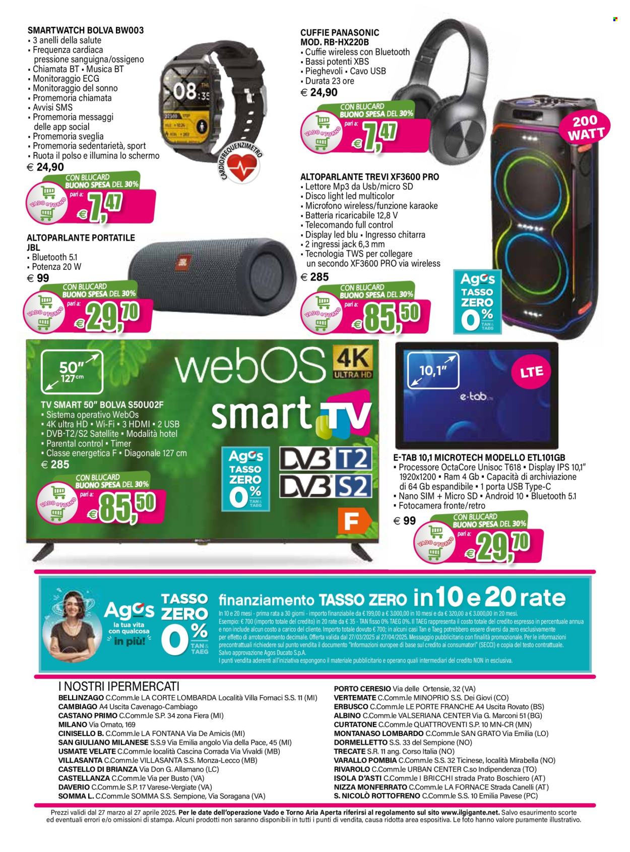 Volantino Il Gigante - 27/3/2025 - 27/4/2025. Pagina 20